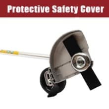 Weed Eater Gas Powered Weed Gas Edger 43CC 2 Blade Heads, Air-Cooled 2-Stroke Cordless Lawn Edger Gas Powered Weed String Trimmer with Handle & Shoulder Strap for Garden Lawn Grass Trimmer