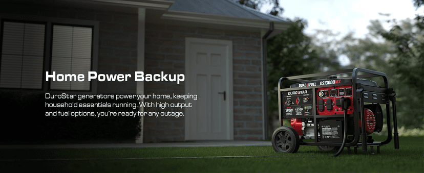 DS13000MX 13,000-Watt 500cc Dual Fuel Portable Generator