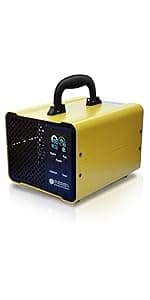 Enerzen Ozone Generator 60,000mg Industrial O3 Air Purifier Deodorizer (60,000mg - Black)