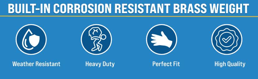 Swimables Pool Skimmer Basket for Inground Pool Compatible with Hayward Skimmer Basket and Pool Filter Basket SP1082CA | Built-in Brass Weight | 316 Stainless Steel Handle & Convenient Rubber Grip