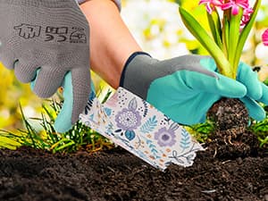 WORKPRO Aluminum Garden Tool Set, 4PCS Heavy Duty Hand Garden Tools with Box Include Trowel, Rake, Pruner, Garden Gloves, Garden Gifts