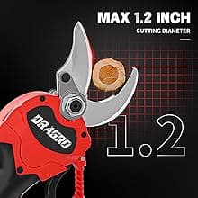 Electric Pruning Shears Professional Cordless Electric Pruning Battery Powered, Tree Branch Pruner with 2 PCS Rechargeable 2 Ah Lithium Battery - 30mm (1.2inch) Cutting Diameter