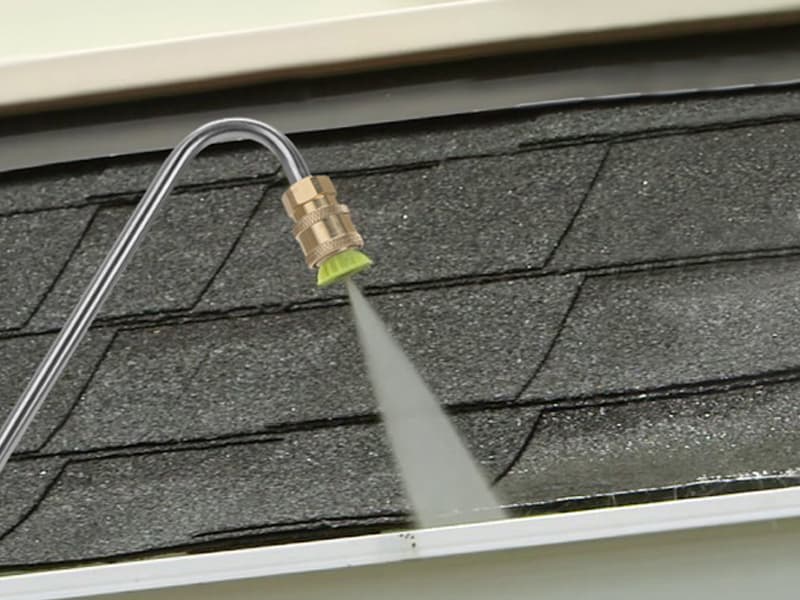 Pressure Washer Gutter Cleaner Attachment, Pressure Power Washer Gutter Cleaning, 4000 PSI, 13 Inch, 1/4 Quick Connect