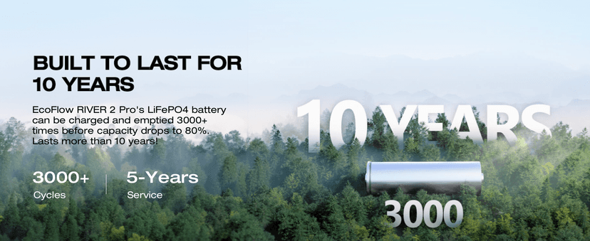 EF ECOFLOW Portable Power Station RIVER 2 Pro, 768Wh LiFePO4 Battery, 70 Min Fast Charging, 4X800W (X-Boost 1600W) AC Outlets, Solar Generator for Outdoor Camping/RVs/Home Use Black