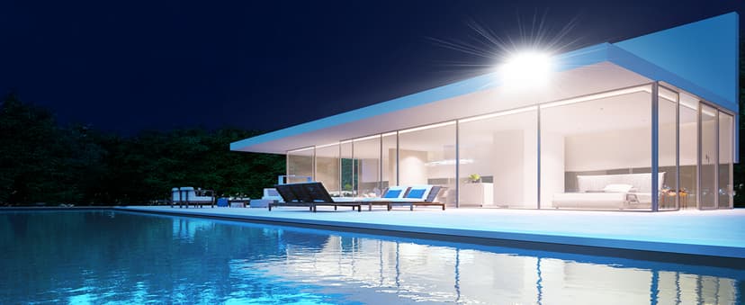 Olafus 2 Pack 100W LED Flood Light Outdoor, 9000lm LED Work Light with Plug, IP66 Waterproof Exterior Security Lights, 6500K Daylight White Outside Floodlights for Playground Yard Stadium Lawn