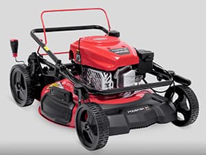 PowerSmart Lawn Mower Gas Powered, 18-Inch 144cc Engine 3-in-1 Walk-Behind Push Lawn Mower, Oil Included