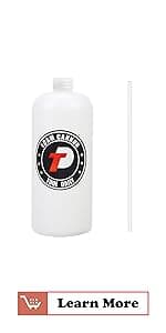 Tool Daily Foam Cannon with 1/4 Inch Quick Connector, 1 Liter, 5 Pressure Washer Nozzle Tips