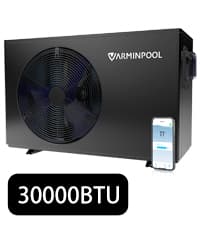 30,000 BTU Pool Heat Pump Up to 8000 Gallons, WIFI Capable, Pool Heater for Above Ground Pool, Smart Inverter, Electric Pool Heaters for Above and In Ground Pools and Spas
