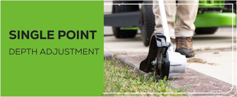 Greenworks 60V 8" Brushless Cordless Edger, 2.0 Ah Battery and Charger Included