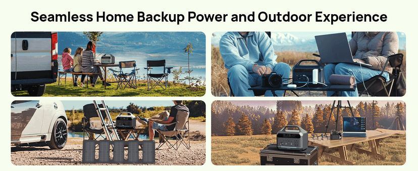 300W (Surge 600W) Solar Generator Portable Power Station LiFePO4 Battery, 204.8Wh(64000mAh) Portable Charger with Foldable 30W Solar Panel, AC&DC Outlets, for Camping Home Use RV Outdoor Adventure