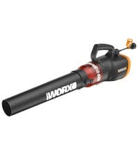 WORX 12 Amp Trivac 3-in-1 Electric Leaf Blower/Mulcher/Vacuum WG509 Metal Impeller for Fine Mulching