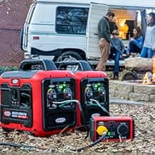 SIMPSON Cleaning SIG2218 Portable Gas Inverter Generator Power Station for Camping, RV, Home Use, Construction, and More, 2200 Starting Watts 1800 Running Watts