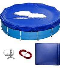 Square Hot Tub Cover 85 x 85 inch, 600D Heavy Duty Oxford Fabric SPA Cover for Hot Tub, Waterproof Outdoor SPA Hard Cover Protector, Waterproof & Anti-UV Jacuzzi Cover, Black