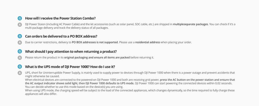 DJI Power 1000 Portable Power Station with Protective Storage Bag, 1024Wh LiFePO4 Battery, 2200W Solar Generator, Home Backup, 4-in-1 Fast Charging, 23db Ultra-Silent, Camping & RVs, Off-grid