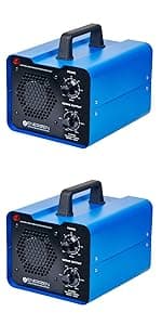 Enerzen Ozone Generator 60,000mg Industrial O3 Air Purifier Deodorizer (60,000mg - Black)