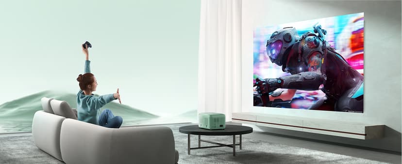 【Electric Focus】4K Projector with WiFi and Bluetooth, TMY Portable Projector with Zoom Function, Movie Projector for Phone/TV Stick/HDMI/USB/Laptop/DVD/PS5, Mini Projector for Bedroom or Outdoor
