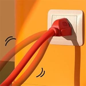 Outdoor Extension Cord Waterproof 100 FT, Orange 16/3 SJTW Heavy Duty, Flexible 100% Copper 3 Prong Extension Cord for Lawn, Garage,UL Listed