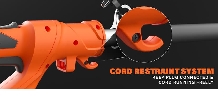 MAXLANDER 8-Inch Electric Pole Saw Corded - 6 Amp Pole Saws for Tree Trimming, Lightweight & Efficient Pole Saw - Easy Tree Trimming & Tool-Free Setup