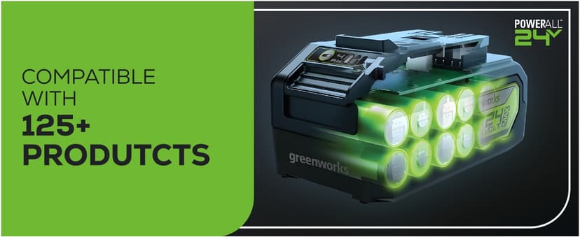 Greenworks 48V (2 x 24V) 17" Brushless Cordless (Push) Lawn Mower, (2) 4.0Ah Batteries and Dual Port Rapid Charger Included