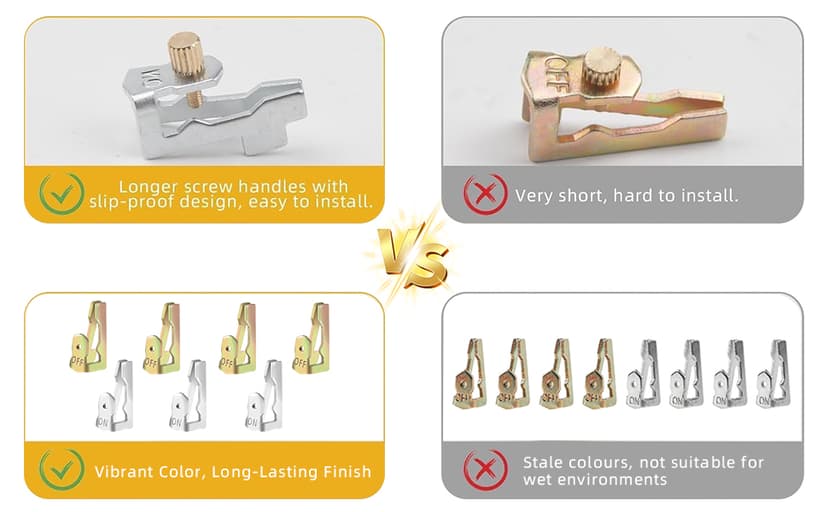 6 PCS Time Switch Replacement Trippers Kit Compatible with Intermatic 156T1978A for T100 Series Clock Dial Trippers Timers Intermatic Timer Parts, Pool Timer On Off Clip Parts