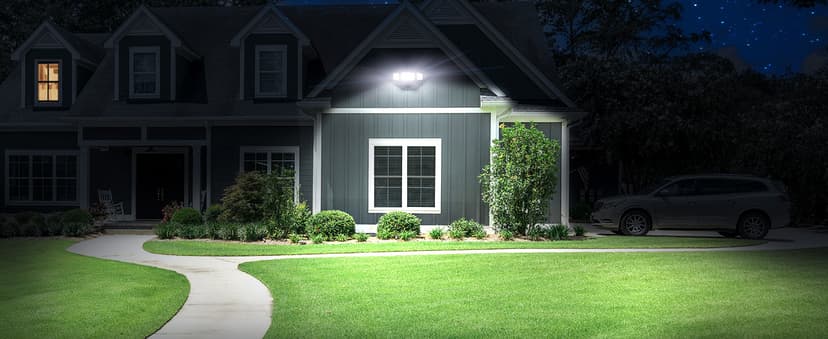 Onforu 55W Smart LED Flood Lights Outdoor, 5500LM, Tunable 2700K-6500K, APP Control, WiFi Alexa Security Lights with Timer & Adjustable 3 Head, IP65 Waterproof for House, Yard, Porch, Garage, Backyard