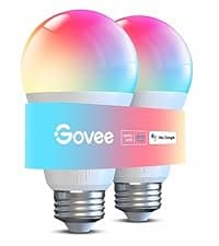 Govee Smart Light Bulbs, 1200 Lumens Dimmable BR30 Bulbs, RGBWW Color Changing Light Bulb, Flood Light Bulbs Work with Alexa, Google Assistant, WiFi & Bluetooth LED Bulbs, Music Sync, 2 Pack