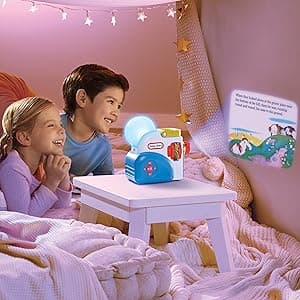 Little Tikes Story Dream Machine Starter Set, Storytime, Books, Little Golden Book, Audio Play, The Poky Little Puppy Character, Nightlight, Toy Gift for Toddlers and Kids Girls Boys Ages 3+