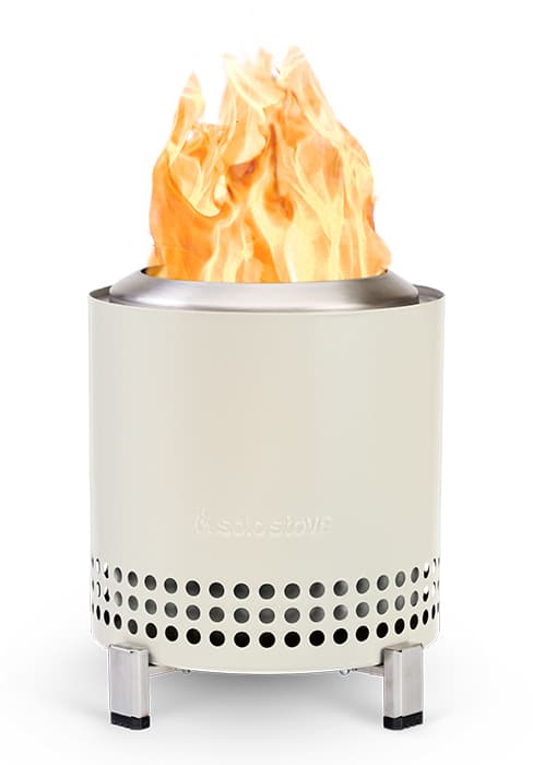 Solo Stove Mesa XL, 7 Inch Tabletop Fire Pit with Stand - Smokeless, Stainless Steel Fire Pit for Camping, Outdoor & Patio- Wood Burning or Pellet Fueled Portable Bonfire, 2.3lbs, Mulberry