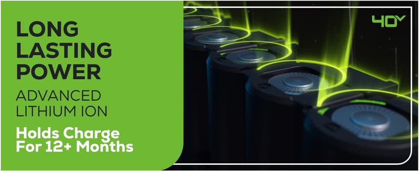 Greenworks 40V 20" Brushless Push Mower, 4.0Ah Battery (Aluminum Handles + Light)