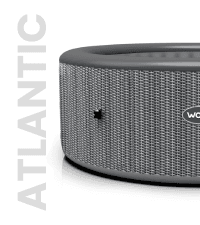 Tahoe Energy-Efficient Hot Tub Bundle | 4-Person Rigid Eco Foam Spa with Thermal Cover & Insulated Foam Mat | Charcoal Black