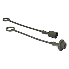 JD Sub Compact Tractor Hydraulic Coupler Male Dust Cap and Female Plug Cover Set (Green, Yellow, Black, & Grey)