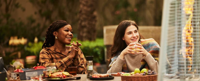 EAST OAK Pyramid Patio Heater, 48,000 BTU Outdoor Patio Heater All Stainless Steel, Quartz Glass Tube Propane Heater, Triple Protection System, With Wheels, Outdoor Heater for Commercial & Residential