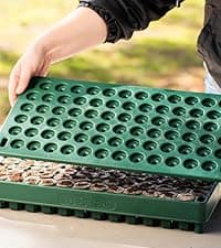 Vego garden Raised Garden Bed Kits, 17" Tall 9 in 1 8ft X 2ft Metal Raised Planter Bed for Vegetables Flowers Ground Planter Box-British Green