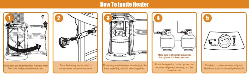 BALI OUTDOORS Gas Patio Heater - Floor-Standing Outdoor Commercial Heater, Round Dancing Flame, Wheels, Glass Tube, Suitable For Balcony, Veranda, BBQ Party