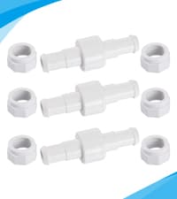 Pool Ladder Bumpers for Inground Pool - 4Packs Inside Plug Caps fit 1.9" Standard Steps Tubing, Rubber Foot Cover Protect Swimming Pool Liner