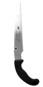 KAKURI Pruning Saw Folding 4" for Garden, Camp, Bushcraft, Japanese Pull Saw Razor Sharp Japanese Steel Blade, Mini Pocket Hand Saw for Tree Branch Cutting, Foldable Wood Handle, Made in JAPAN