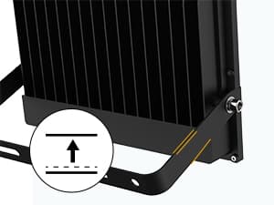 Onforu 100W Flood Lights Outdoor, 9000lm Bright LED Work Light with Plug, 6500K Daylight White LED Flood Lighting, IP66 Waterproof Security Yard Lights for Yard Garage Stadium 2 Pack