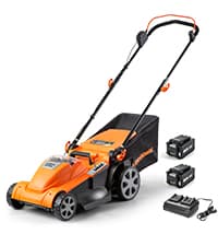 LawnMaster CLMF4819A 48V MAX* 19-inch Brushless Cordless Mower with 2X24V MAX* 4.0Ah Battery and a Dual Charger
