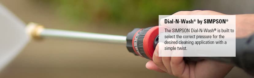 Simpson Cleaning 82232 Dial-N-Wash Adjustable Pressure Regulator for Pressure Washers, Rated up to 4500 PSI