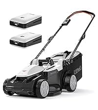 Litheli Cordless Lawn Mower 13 Inch, 20V Electric Lawn Mowers for Garden, Yard and Farm, 5 Heights Adjustment, Light Weight,with 4.0Ah Portable Battery.