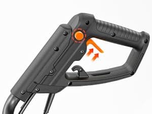 Alloyman 10-Amp Electric Tiller Cultivator, 14 Inch Tilling Width 8.7-Inch Corded Tiller with Foldable Handle, Adjustable Wheels Rototiller for Garden Lawn Yard Soil Cultivation