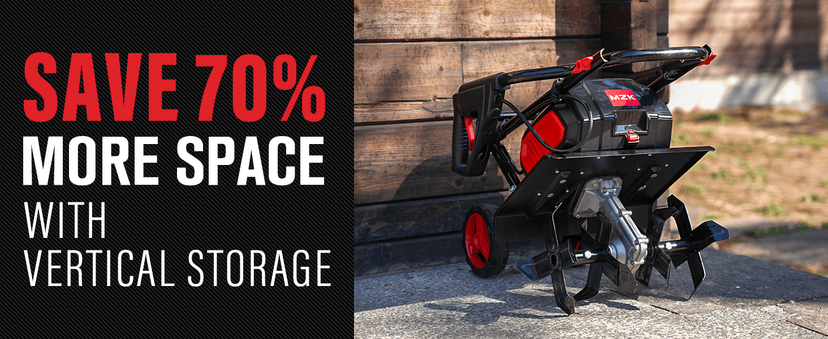 MZK 40V 12-inch Cordless Garden Tiller, Battery Powered Garden Cultivator, 2 * 4.0Ah Battery and Fast Charger Included