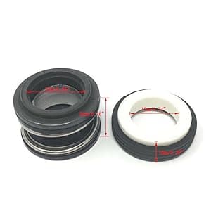 PS-201 SPX1600Z2 3/4" Shaft Seal Compatible with Swimming Pool Pump PS-201 SPX1600Z2 AS201 (2 Pack)