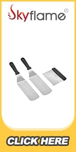 Skyflame Wood Chip Smoker Box, Stainless Steel Double V-shape BBQ Smoke Box with Hinged Lid for Charcoal & Propane Gas Grill, 12.5"(L) x 3.3"(W) x 2.5"(H), U.S. Design Patent