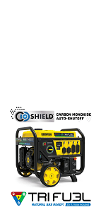 Champion Power Equipment 15,000-Watt Electric Start Tri Fuel Home Backup Portable Generator with CO Shield
