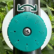 VENETIO 8-Dial Hose End Sprayer for Liquid Fertilizer/Soap | Precision Lawn, Yard & Garden Feeder with 16oz Bottle for Uniform Fertilizing and Watering Plants | Car, Dog Wash Hose Attachment Nozzle