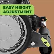 Earthwise 1715-16EW 16-Inch 7-Blade Push Reel Lawn Mower, Grey