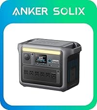 Anker SOLIX C300 Portable Power Station, Outdoor 288Wh LiFePO4 Battery, 300W (600W Surge) Solar Generator, 140W Two-Way Fast Charging, for Camping, Traveling, and Emergencies (Solar Panel Optional)