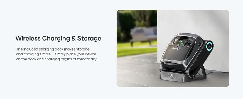 (Upgrade) AIPER Scuba X1 Cordless Robotic Pool Cleaner, 6600 GPH High-Power Suction with Dual-Jet, Multi-Layer Filtration System, Horizontal Waterline Scrubbing, Ideal for Inground Pools