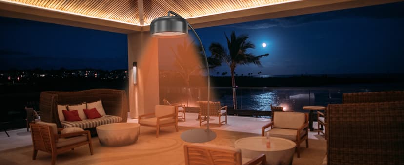 EAST OAK Patio Heater 3000W, Commercial Arch Outdoor Heater 3 Heat Settings, Tip-over & Overheat Protection, Instant Heat Electric Heater for Restaurant, Patio, Backyard, Garage, 240V Black